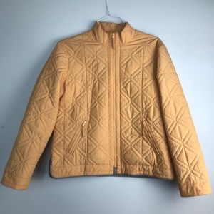 Talbot’s Mustard Yellow Quilted Jacket